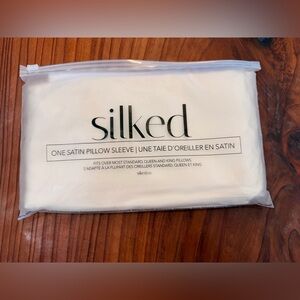 Silked Cream Satin Pillow Case 26x18